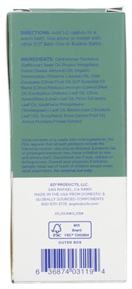 Eo Eucalyptus Lemon Bath Oil 4 Oz