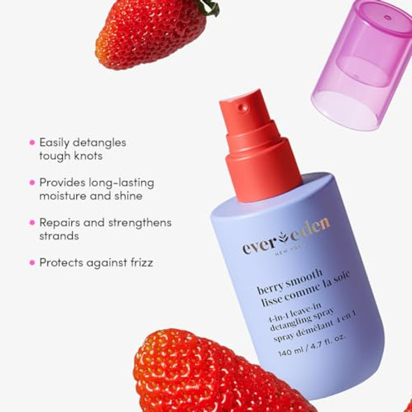 Evereden Ultimate Kids Haircare Set: Detangling Shampoo & Conditioner 4-In-1 Detangler Spray After Swim Shampoo And Detangling Hair Brush Gentle Vegan Hair Care For All Kids' Hair Types