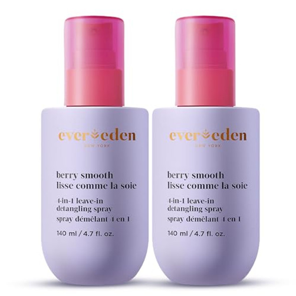 Evereden Kids Detangler Spray: 4-In-1 Leave-In Hair Spray Detangle Moisturize & Strengthen Easily Tackle Even The Toughest Knots Clean & Vegan All Types Of Hair Product For Kids Pack Of 2