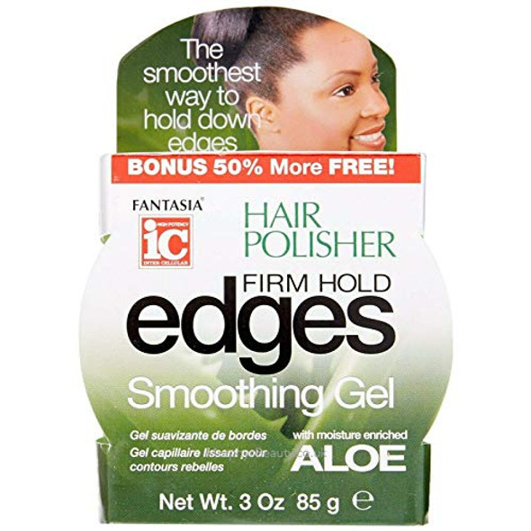 Fantasia Ic Hair Polisher Firm Hold Smoothing Gel Aloe 3 Oz