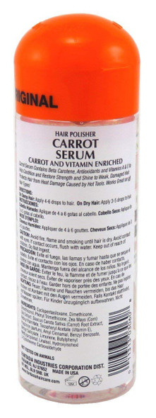 Fantasia Hair Polisher Carrot Serum Triple Strength 6 Ounce (178Ml)