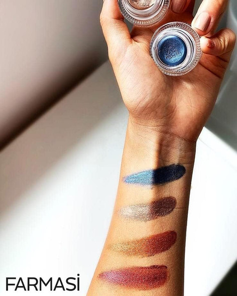 Farmasi Long Lasting Creamy Eyeshadow Eye Makeup With Crease- Resistant Ingredients Ultra Pigmented In Matte Shimmer And Waterproof Finishes 0.1 Fl. Oz / 3 Ml (Foil Brown)