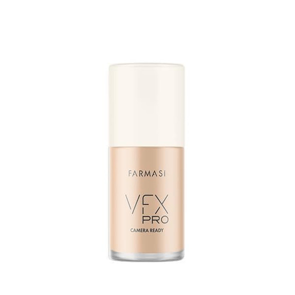Farmasi Vfx Pro Foundation Full Coverage Liquid Cream Lightweight Long Lasting Coverage Breathable Skin Moisturizer With Color True Matte Blending Face Makeup 1 Fl. Oz / 30 Ml - Latte C20