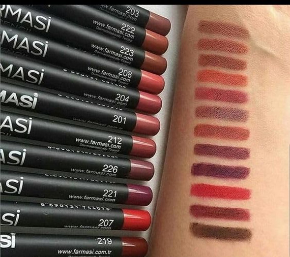 Farmasi Make Up Lip Liner 220 - Precise Definition And Long-Lasting Color - Smooth Application And Smudge-Proof Formula - 1.1G/0.04Oz