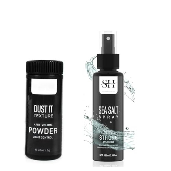 Gowwim Styling Volume Powder Root Lifting Powdersea Salt Spray Sea Salt Texturizing Spray For Beachy Waves And Volumestrong Hold.
