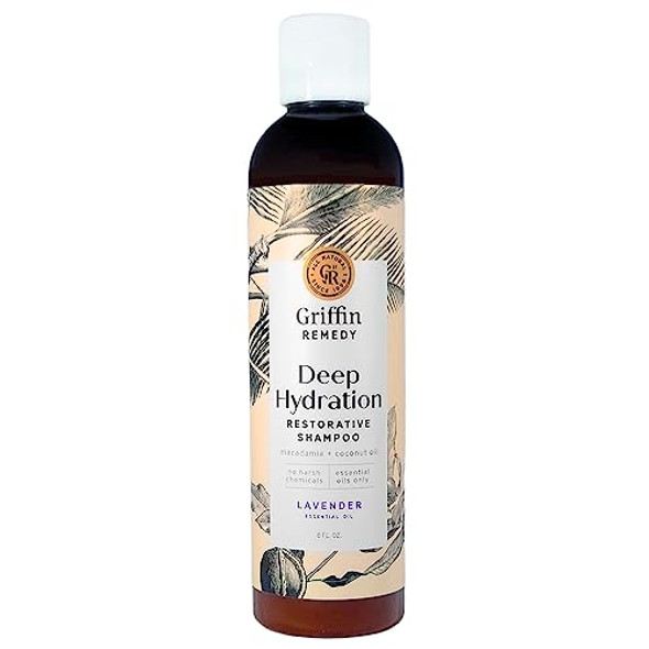 Griffin Remedy Restorative Conditioner For Dry Or Damaged Hair With Shea Butter And Macadamia Nut Oil All Natural Sulfate Paraben 8 Fl Oz