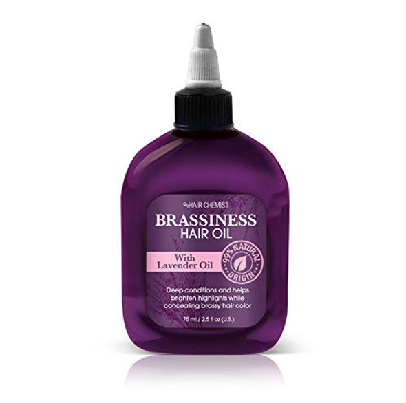 Hair Chemist Brassiness Hair Oil With Lavender Oil 2.5 Ounce (6-Pack)