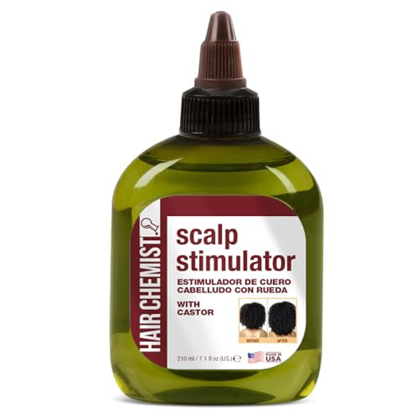 Hair Chemist Scalp Stimulator With Castor Oil 7.1 Oz. - Scalp Hair Oil Treatment