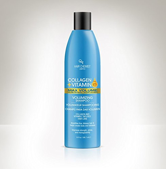 Hair Chemist Collagen And Vit E Max Volume Shampoo 10 Ounce