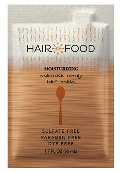 Hair Food Moisturizing Hair Mask For Curly Hair Manuka Honey Paraben & Dye 1.7 Fl Oz 10 Count