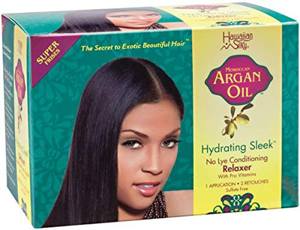 Hawaiian Silky Argan No Lye Kit [Super] (Pack Of 2)