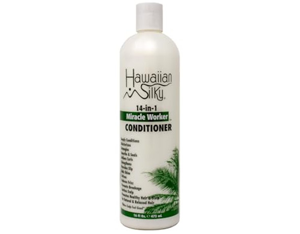 Hawaiian Silky Miracle Worker 14-In-1 Conditioner 16 Ounce (474Ml) (Pack Of 2)