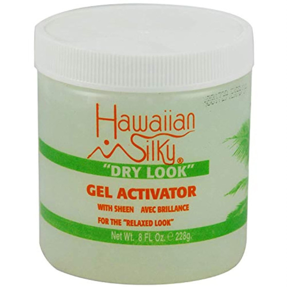 Hawaiian Silky Dry Look Gel Activator 8 Fluid Ounce Green 8 Fl Ounce