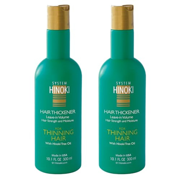 Hayashi System Hinoki Hair Thickener For Thinning Hair 10.1Oz Pack Of 2