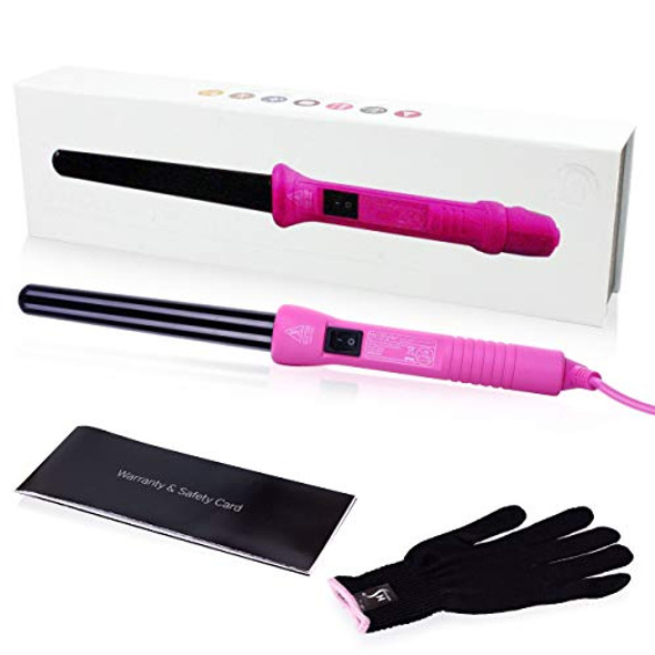Herstyler Grande Pink Curling Iron And Forever Straightening Flat Iron Set