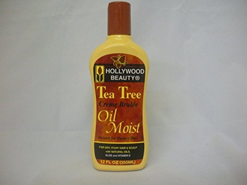 Hollywood Holly Wood Beauty Tea Tree Oil Moist For Dry Itchy & Scalp W/Natural Oils 12 Oz