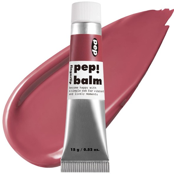 I'M Meme Lip And Cheek Tint - Pepbalm 004 Corner Wtih Shea Butter Liquid Blush Travel-Friendly Highly Pigmented Non-Drying Sheer Balm Gross Tint Contour 0.52 Oz