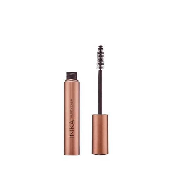 Inika Organic Purity Lash Mascara Organic & 100% Natural Sensitive Eye Lash Nourishing Long Lasting Non-Clumping Formula. Black