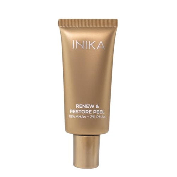 Inika Re & Restore Peel Instantly Resurface Sin For Radiant Smooth And Soft Complexion. Advanced Multi-Acid Formula Ahas Phas And Natural Exfoliating Particles. 30Ml