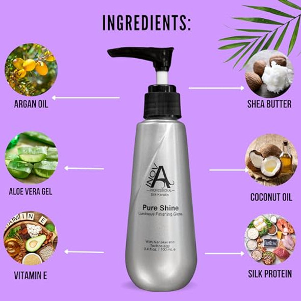 Inova Professional Pure Shine - Luminous Finishing Gloss - 3.4Oz. White