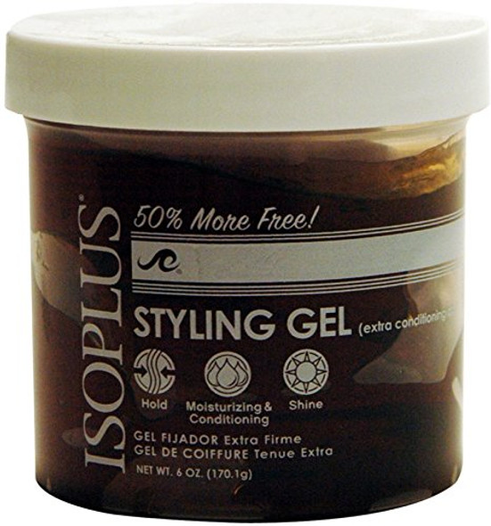 Isoplus Extra Conditioning Dark Hold Styling Gel 6 Oz