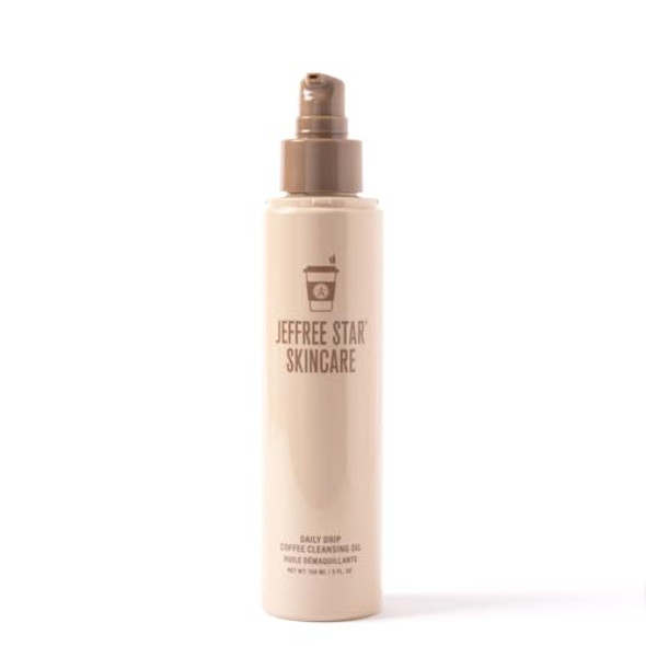 Jef Star Cosmetics Daily Drip Coffee Cleansing Oil Makeup Remover Nourishing 5 Fl Oz Vegan Cruelty- Dermatologist Tested Suitable For Sensitive Skin