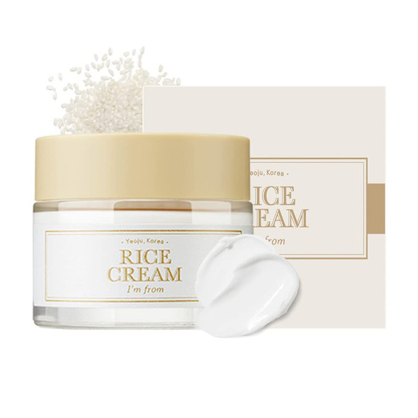 I'm From Rice Cream 50g | 41% rice bran essence with ceramide for skin brightening