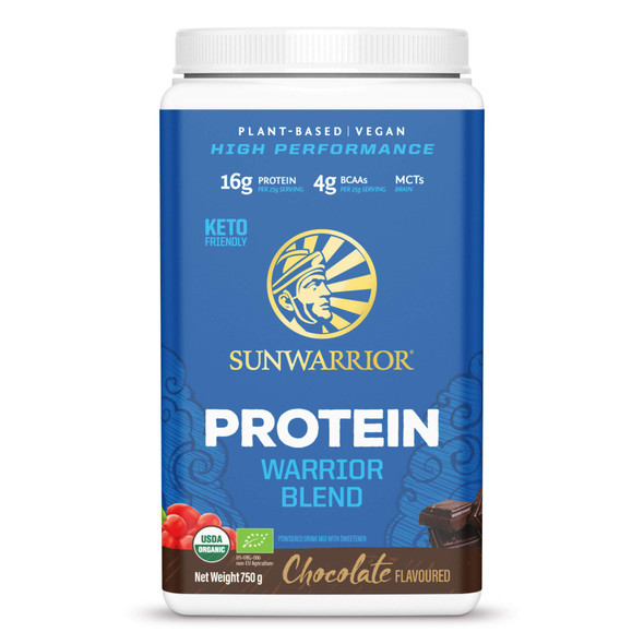 Sunwarrior Warrior Blend Chocolate Protein Powder, 750 g