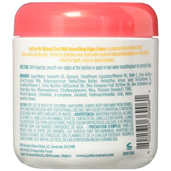 Just For Me Hair Milk Smoothing Edges Creme Hair Styler 6 Ounce