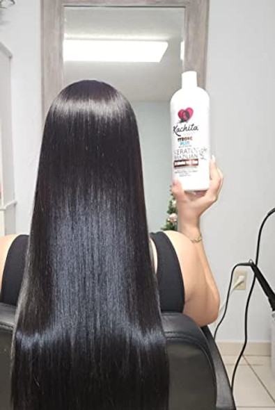 Kachita Spell Kit Brazilian Keratin Blowout Treatment Kachita Spell Chocolate 32 Fl Oz + Clarify Shampoo