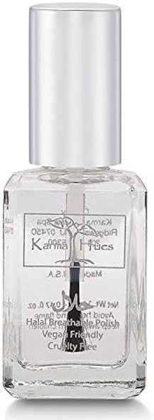 Karma Organic Halal Nail Polish With Amazing Truly Breathable Top Coat Cruelty And Vegan - Oxygen Permeable Wudu Friendly Nail Enamel
