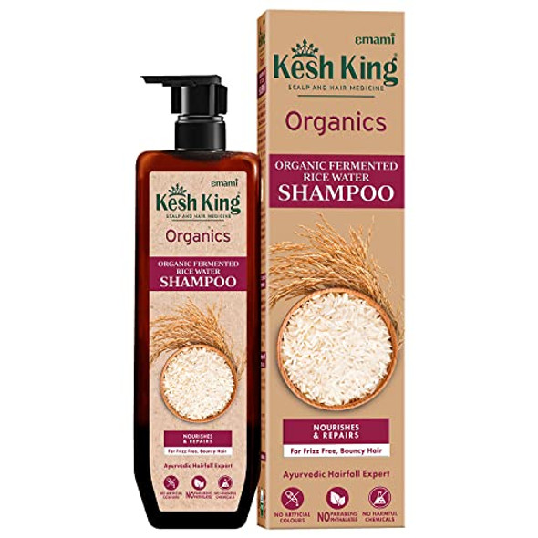 Kesh King Organics Fermented Rice Water Shampoo For Dry And Frizzy Hair Nourishes Hair 300Ml