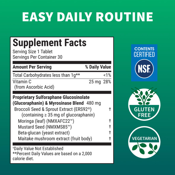 Nutramax Avmacol Extra Strength Sulforaphane Producing Supplement 30 Tabs