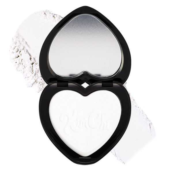 Kimchi Chic Almost Catfished Micro Pressed Powder - Brightening Under Eye Setting Powder Reduces Dark Circles No Flashback That White Powder