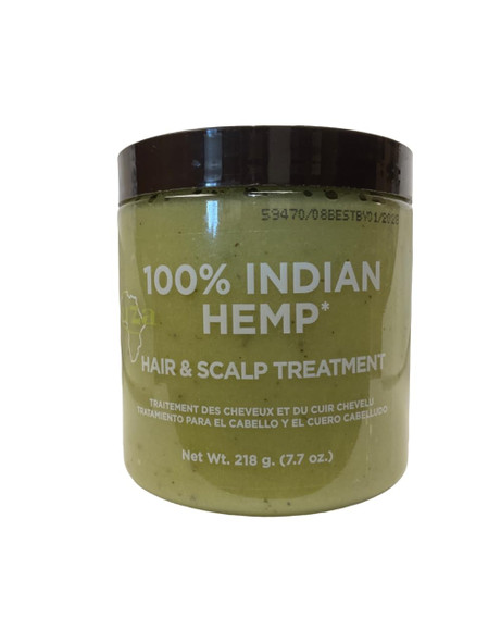 Kuza Indian Hemp With Chebe Hair & Scalp Treatment - For Healthy Hair Retention - 7.7 Oz