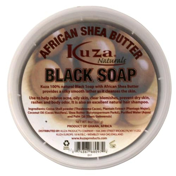 Kuza African Shea Butter Black Soap