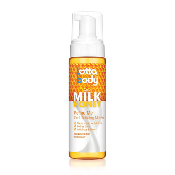 Lotta Body Mousse Curl Define Milk & Honey 7 Ounce Refine Me (Pack Of 2)