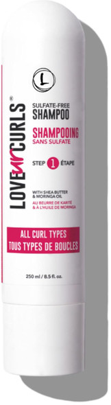 Love Ur Curls - Fragrance Shampoo Moisturizing And Scalp Cleanse For Curly Wavy Or Kinky Coily Hair Vegan And Silicone 250Ml