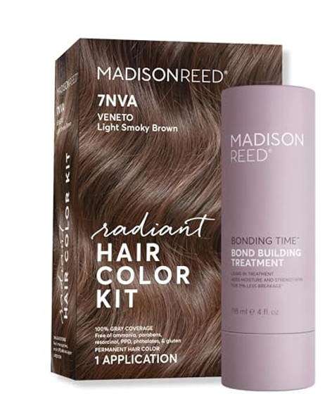Madison Reed Hair Color & Bonding Time Bundle - Radiant Hair Color Kit In Savona Scarlet - 6Rr And Bonding Time Hair Serum