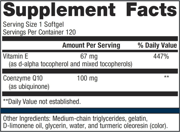 Metagenics - Coq10 St-100 120 Softgels