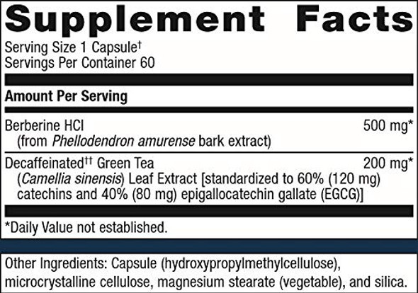 Metagenics Berberine GT - Supports Cardiovascular Health and Healthy Glucose Metabolism | 60 Count