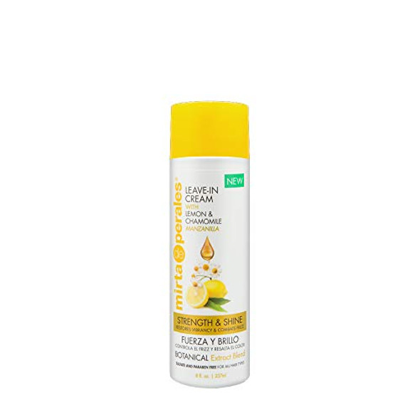 Mirta De Perales Leave-In Cream With Lemon & Chamomile Manzanilla 8 Fl Oz.
