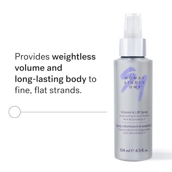 Monat Studio One Root Boosting Volumizing & Plumping Spray - Salon-Style Hair Styling Product For Volume And Hold