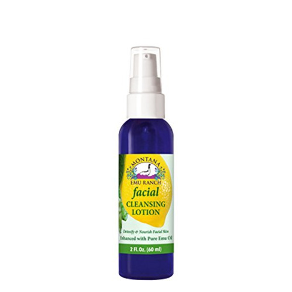 Montana Emu Ranch - Facial Cleansing Lotion 2 Ounces - Enhanced With Pure Emu Oil