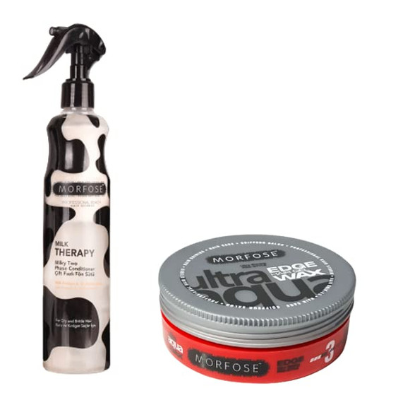 Morfose Milk Therapy Hair Conditioner And Hair Wax Set