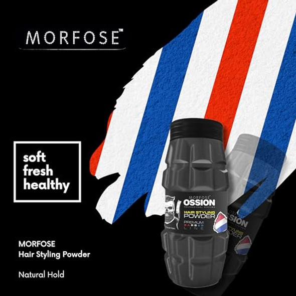 Morfose 3In1 Hair Styling Powder Dust - Matte Look Volume Strong Hold - Powder Play Hair Powder - Volumizing Hair Powder For Effortless Style And Texture 0.7 Oz