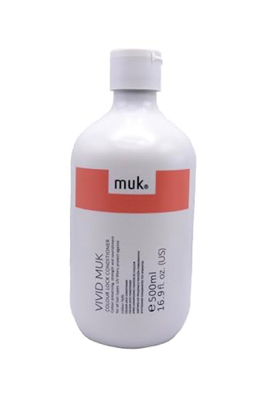 Muk Colour Lock Duo Pack: Large 500Ml Shampoo & Conditioner - Enhanced Uv Protection Color Brilliance & Nourishment