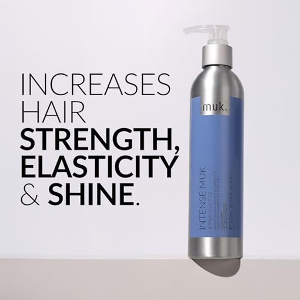 Muk. Intense Repair Shampoo - Reconstructing Formula For Dry Damaged Hair. Hair Repair Protein Shampoo Strengthens Moisturises & Restores Elasticity 300Ml