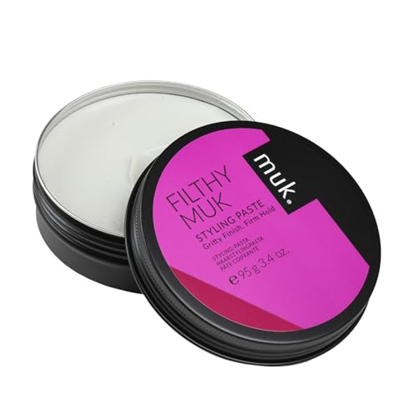 Muk. Haircare Filthy Gritty Finish Styling Paste Hair Product Hair Paste For Men Firm Hold Gritty Finish Medium Shine - 3.4Oz