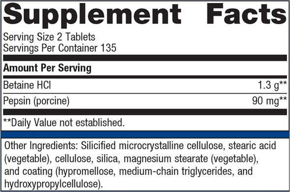 Metagenics Spectrazyme Metagest Stomach Acid Support 135 Servings